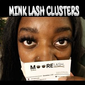 3D MINK LASH CLUSTERS | text 475 221 1299 to BOOK!